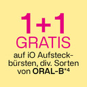 1+1 Gratis auf iO Aufsteckbürsten, div. Sorten von Oral-B